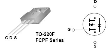 FCPF16N60NT, N-Channel MOSFET 600V, 16A, 0.170W